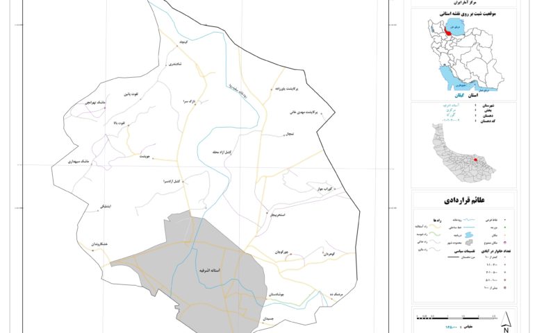 نقشه روستای گورکا