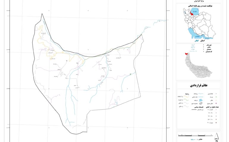 نقشه روستای حیران
