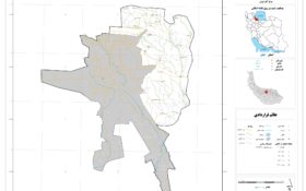 نقشه روستاهای شهرستان رشت