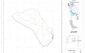 نقشه روستاهای شهرستان بوکان