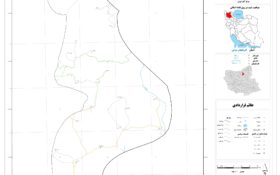 نقشه روستاهای شهرستان ورزقان