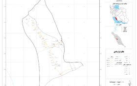 نقشه روستاهای شهرستان تنگستان