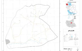 نقشه روستاهای شهرستان هریس