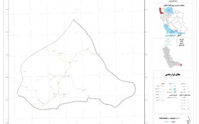 نقشه روستاهای شهرستان تکاب