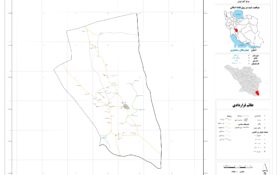 نقشه روستاهای شهرستان لردگان