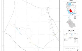 نقشه روستاهای شهرستان کوار