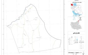 نقشه روستاهای شهرستان خدا آفرین