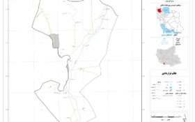 نقشه روستاهای شهرستان ملکان