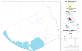 نقشه روستاهای شهرستان نی ریز
