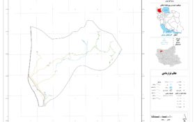 نقشه روستاهای شهرستان مرند