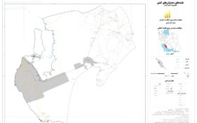 نقشه روستاهای شهرستان بوشهر