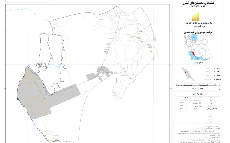 نقشه حومه بوشهر