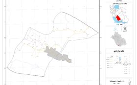 نقشه روستاهای شهرستان لامرد