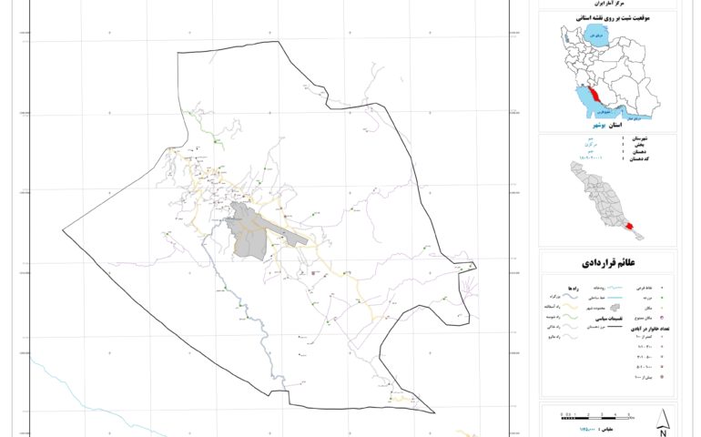 نقشه روستای جم