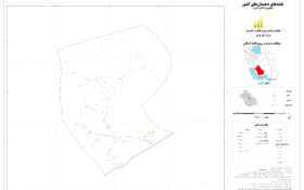نقشه روستاهای شهرستان فسا