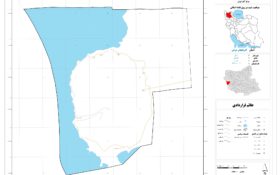 نقشه روستاهای شهرستان اسکو