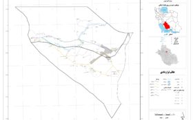 نقشه روستاهای شهرستان پاسارگاد