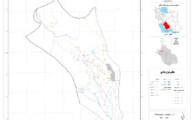 نقشه روستاهای شهرستان سپیدان