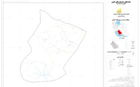 نقشه روستاهای شهرستان آباده