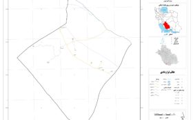 نقشه روستاهای شهرستان مهر