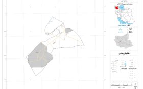 نقشه روستاهای شهرستان تبریز