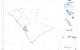 نقشه روستاهای شهرستان دیلم