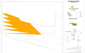 نقشه روستاهای شهرستان خنج