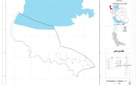 نقشه روستاهای شهرستان میاندوآب