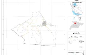 نقشه روستاهای شهرستان طالقان
