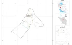 نقشه روستاهای شهرستان فارسان
