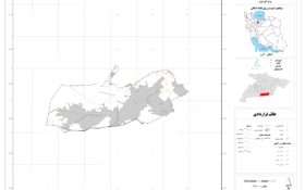 نقشه روستاهای شهرستان کرج