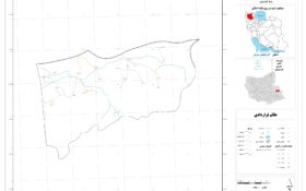 نقشه روستاهای شهرستان سراب