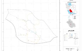 نقشه روستاهای شهرستان جهرم