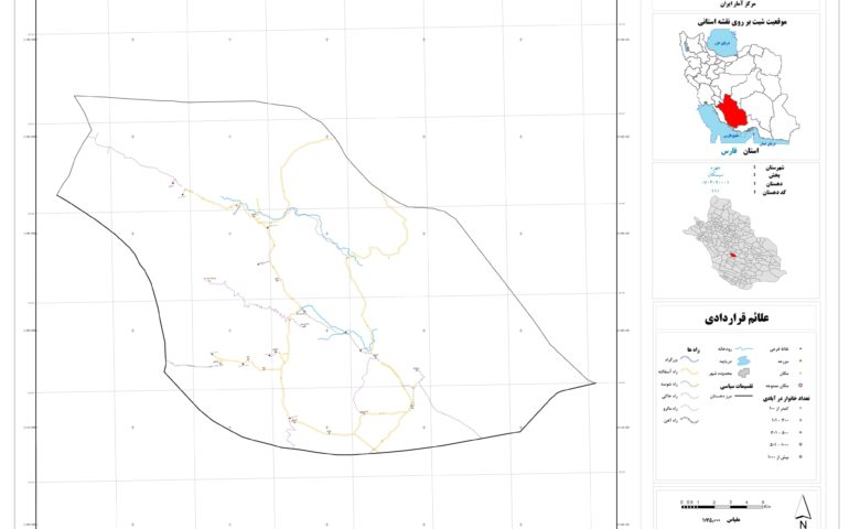 نقشه روستای پشت پر