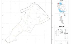 نقشه روستاهای شهرستان پارس آباد