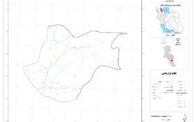 نقشه روستاهای شهرستان کوثر