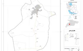 نقشه روستاهای شهرستان نظر آباد