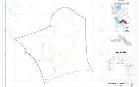 نقشه روستاهای شهرستان سیریک