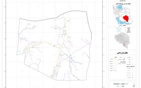 نقشه روستاهای شهرستان کهنوج