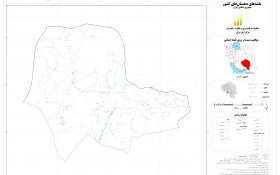 نقشه روستاهای شهرستان ارزوئیه