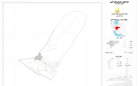 نقشه روستاهای شهرستان نطنز