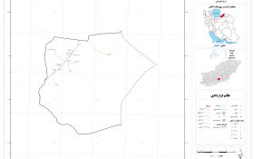 نقشه روستاهای شهرستان رامیان