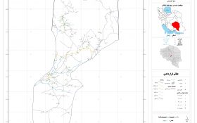 نقشه روستاهای شهرستان رابر