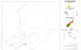 نقشه روستاهای شهرستان راور
