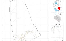 نقشه روستاهای شهرستان فاریاب