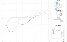 نقشه روستاهای شهرستان رودان