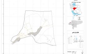 نقشه روستاهای شهرستان گلپایگان