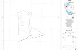 نقشه روستاهای شهرستان اسد آباد