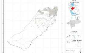 نقشه روستاهای شهرستان مبارکه