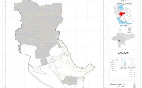 نقشه روستاهای شهرستان اصفهان